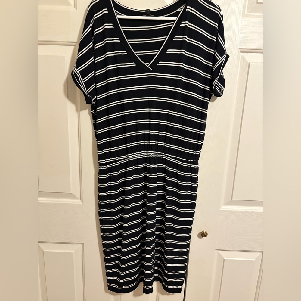 Banana Republic Striped Dress with Pockets